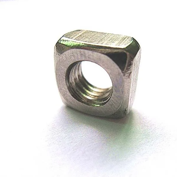 China High Precision M3 M4 M5 M6 M8 Stainless Steel Square Nuts All Sizes Carbon steel square nut DIN557 square nut