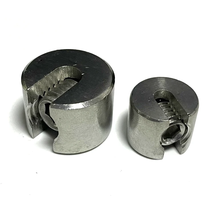 Custom manufacture stainless steel cable loop wire rope clip grip clamp stop end