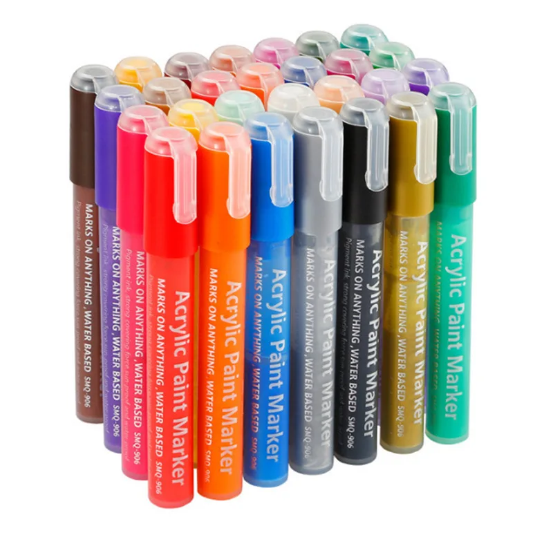 2021 Hot Selling Wholesale paint  marker pens 12 Multi Colors Kids watercolor marker pen