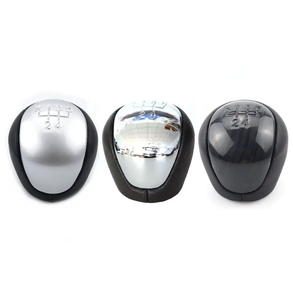 Automatic manual custom car gear shift knob stick cover lever shifter logo leather stitcher button flower