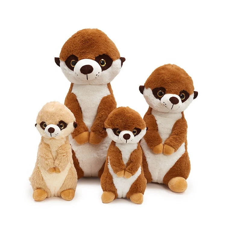 2023 kids gift Meerkat soft toys stuffed jungle animal toy plush meerkat mongoose plush