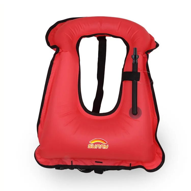 
2021 new hot-selling adult children 210D fitted self-inflating swimming life jacket 