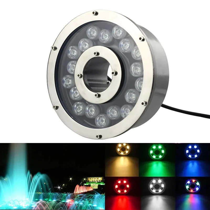 Factory Direct Sale 12V Waterproof IP68 DMX Led Underwater Light