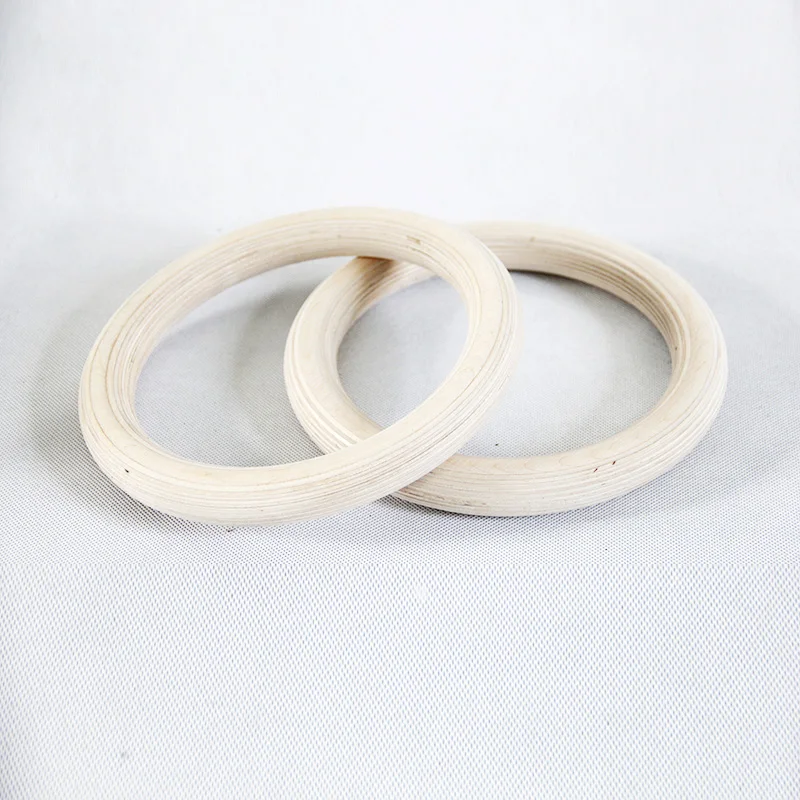  Высококачественные деревянные гимнастические кольца 28 мм