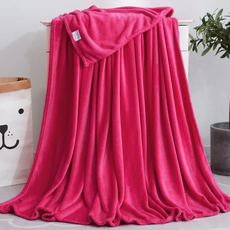 Beauty Flannel Fleece  Bedding Blanket  Wholesale Folding Blanket