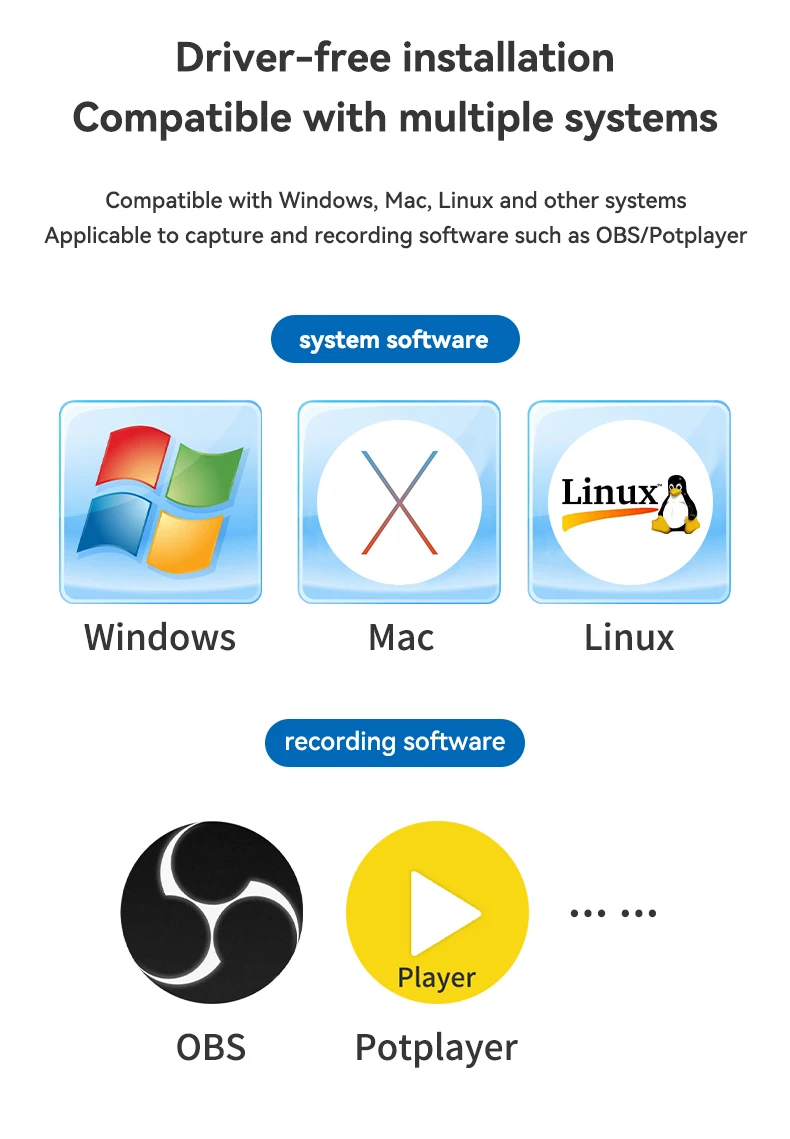 HDMI Game Capture Card with Switch/Camera/Recording/Live USB3.0 Capture HDMI 4Kp60 Compatible