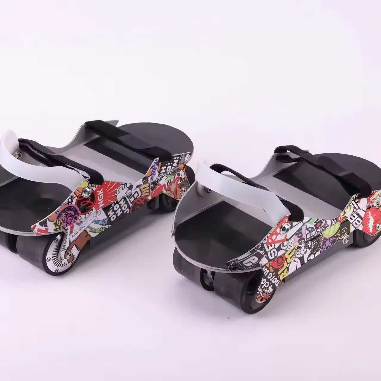 Roller Skate Shoes For Adult 1.5 Hours Charge Time 4 Wheel Light Weight Electric Roller Skating