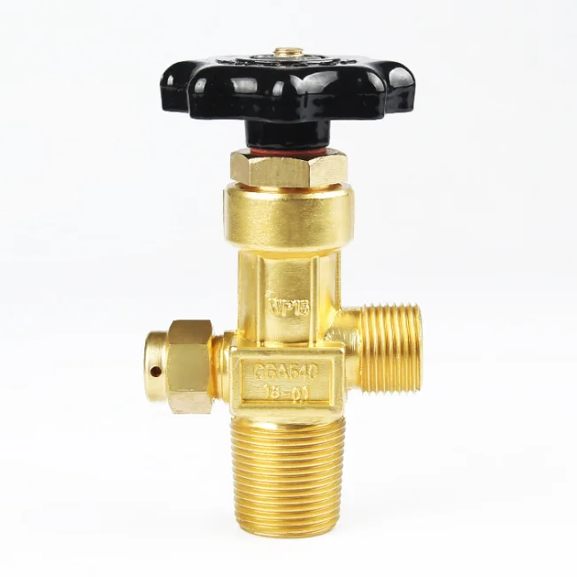 Industrial Brass material oxygen cylinder valve CGA540