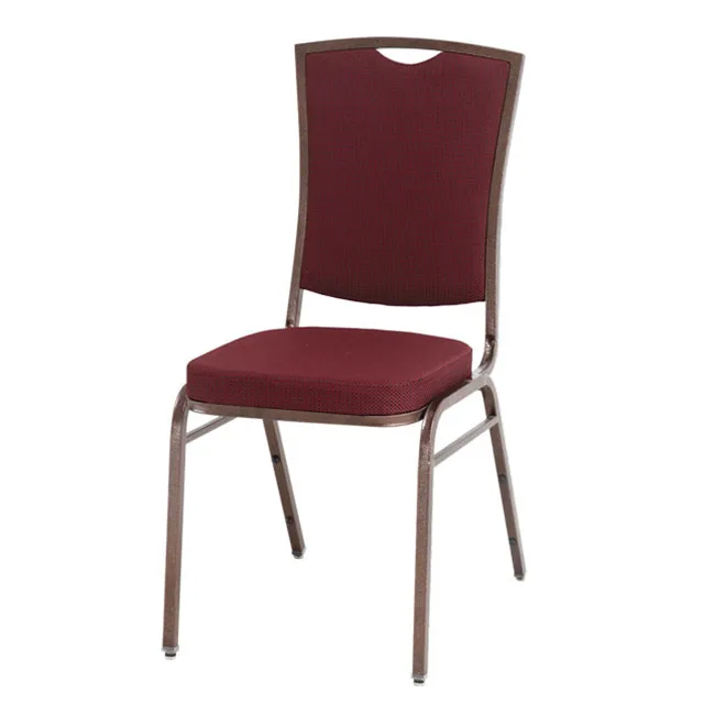 Factory Price Hotel Chair For Dining Hall Stackable Metal Chair Cheap Banquet Chairs