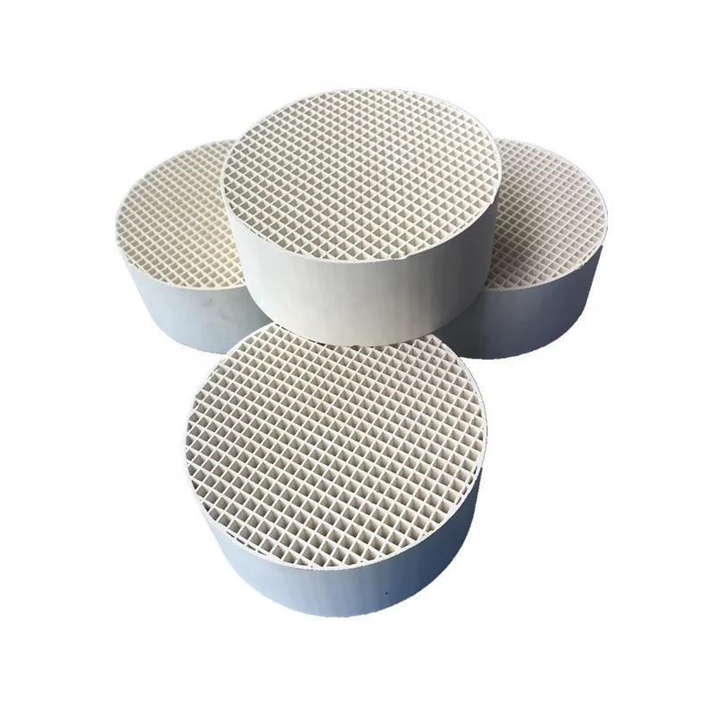 100mm 200cpsi Alumina Cordierite Honeycomb ceramic Substrate Catalyst