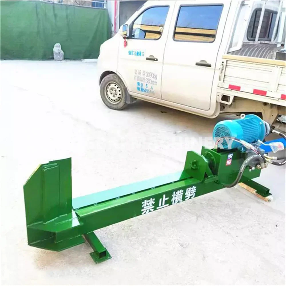OEM Electric Hydraulic Wood Splitting Machine 35 Ton Tree Root Cutting Log Splitter