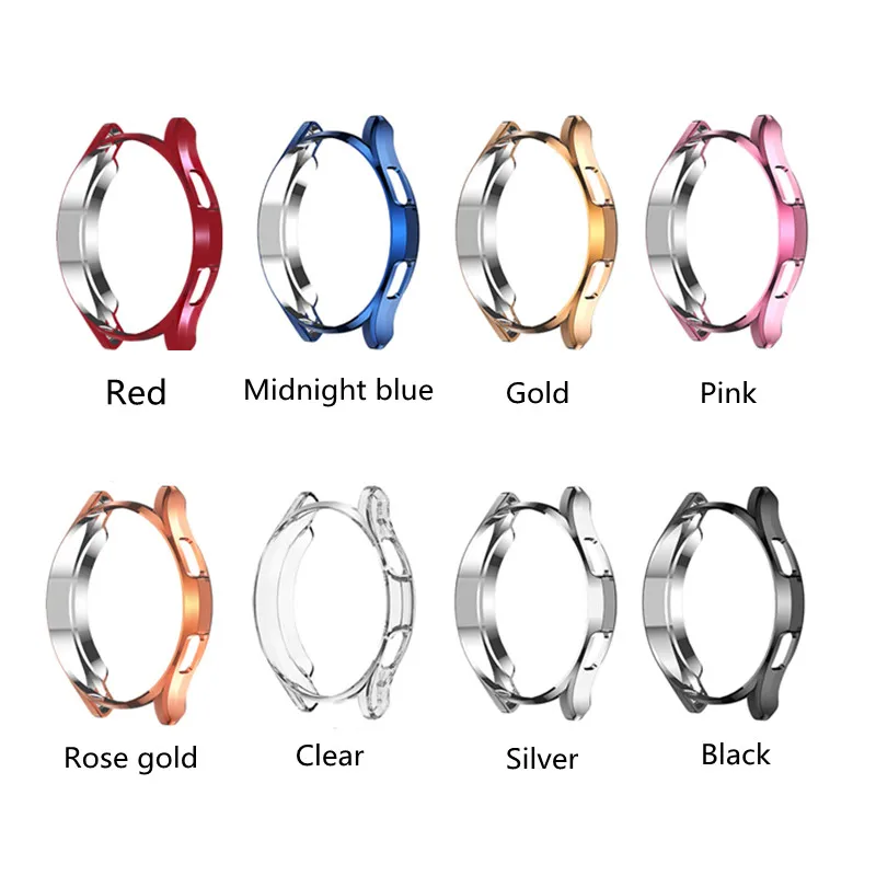 New Electroplated TPU Watch Case For Samsung Galaxy Watch 4 classic Protective Shell Half Cover