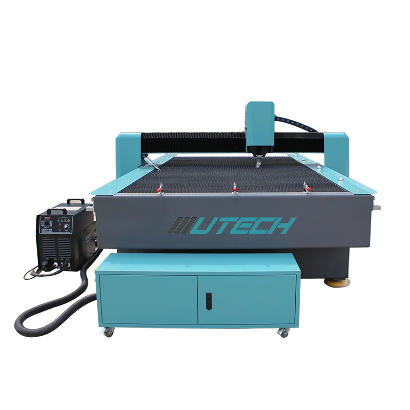 Best Quality Huayuan Power Supply 63A 100A 1300*2500mm Plasma Cutting Machine for Metal Steel