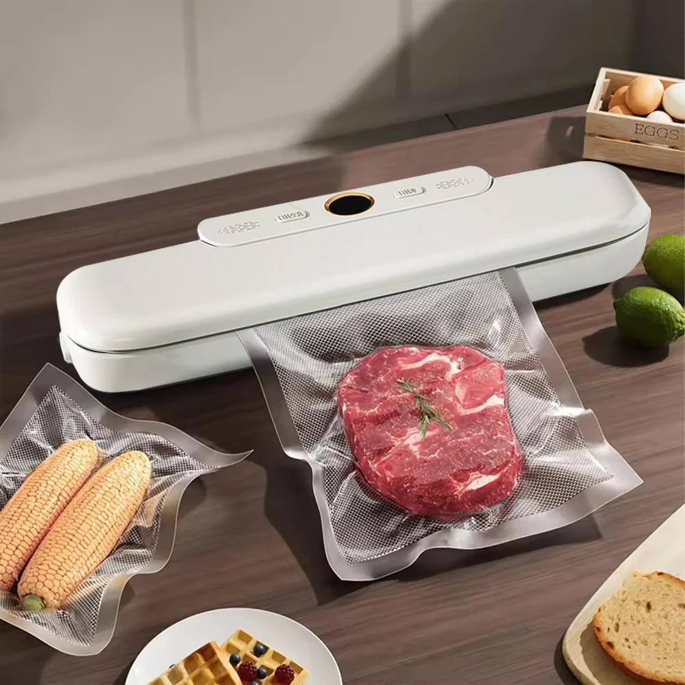 Wholesale Electric Mini Portable Automatic Vacuum Food Sealer Machine Plastic for Household Kitchen Food Preservation
