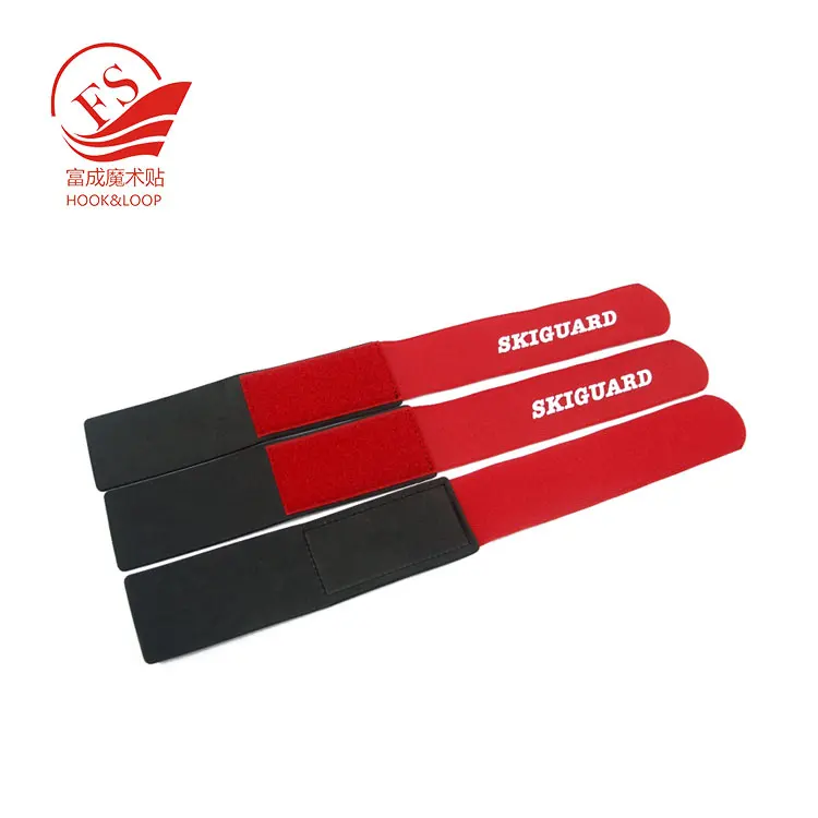 Merry Christmas promotion cheap hook loop EVA ski gear alpine ski strapping