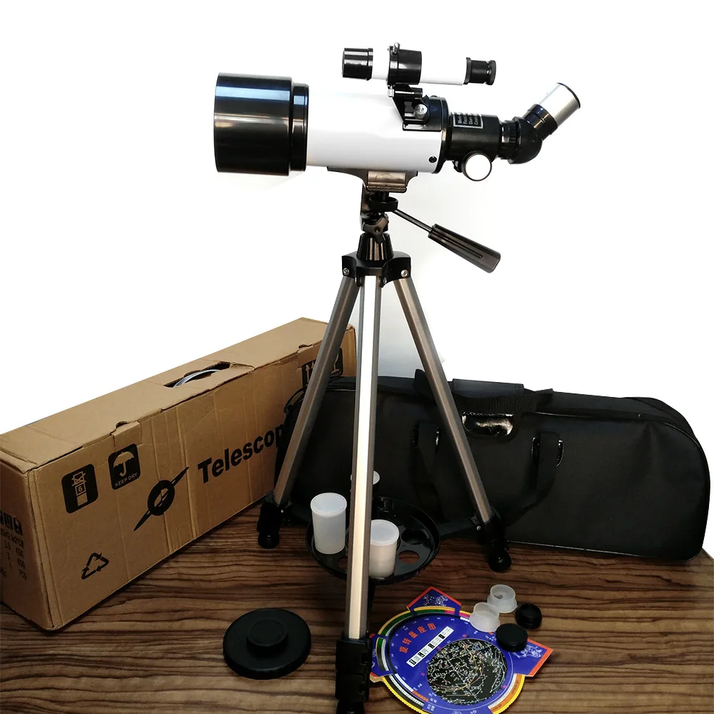 40070 Refractor Filters Astronomical Telescope 16-40x70 for Travel and Stargazing