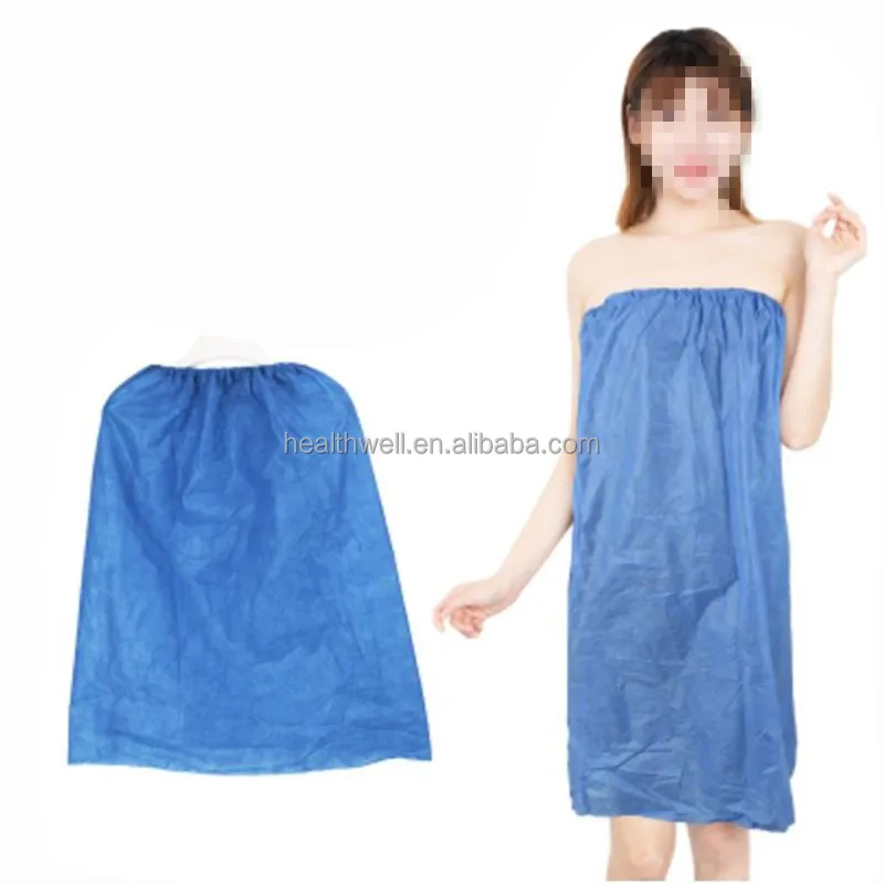 Disposable Non-woven Beauty Salon Bath Skirt Dress Thickened Lady Bath Towel