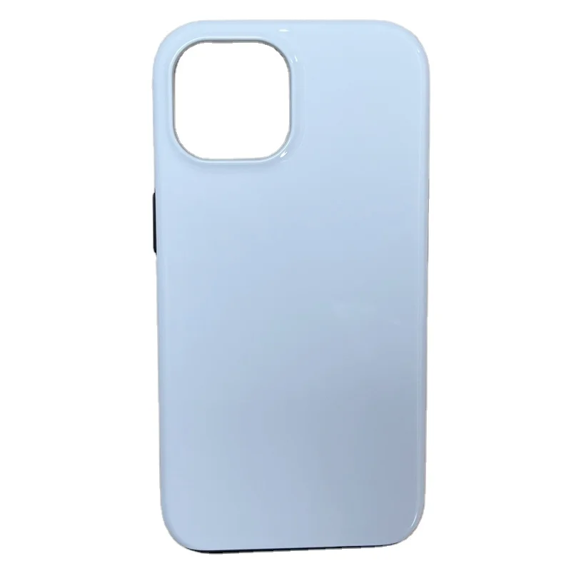 Glossy Matte  3D 2 in 1 Coated Sublimation Phone Cases Covers for iphone 15