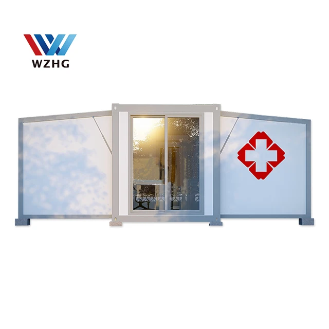 Extend prefab construction home mobile 4 bedroom plans movable isolation booth Reunion Island