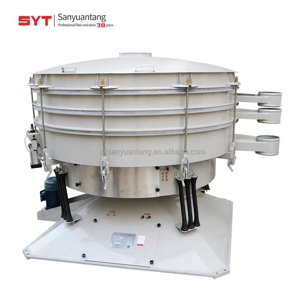 Large Capacity Silica Sand Sieving Swing Vibrating Screen Separator Magnesium Silicate Sieving Tumbler Screeners Sift