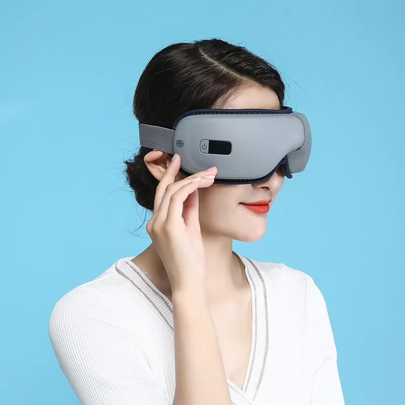 Складной массажер для глаз с подогревом горячим компрессом и вибрацией удобный функцией