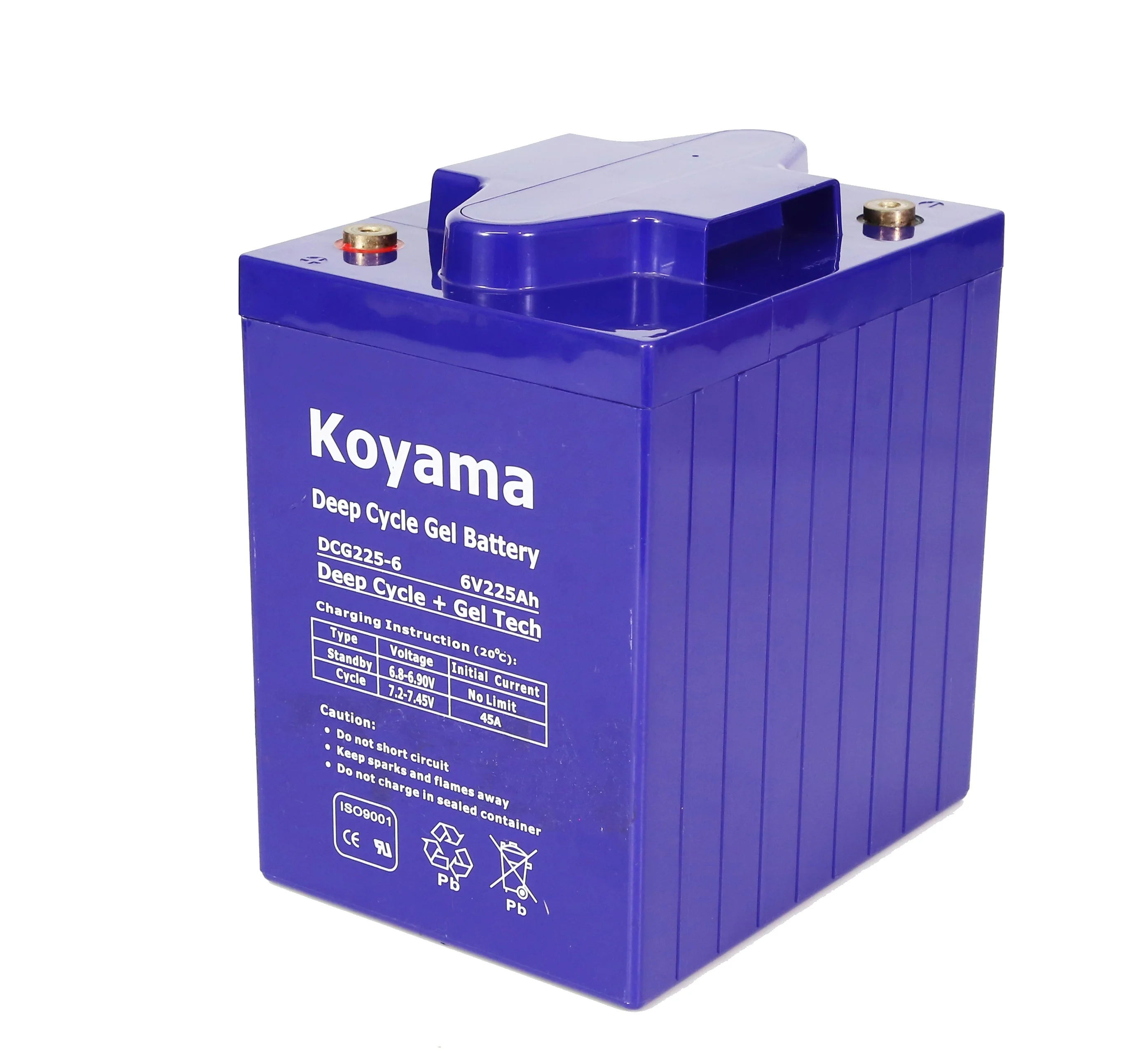 DC225-6 6V 225ah аккумулятор с глубоким циклом