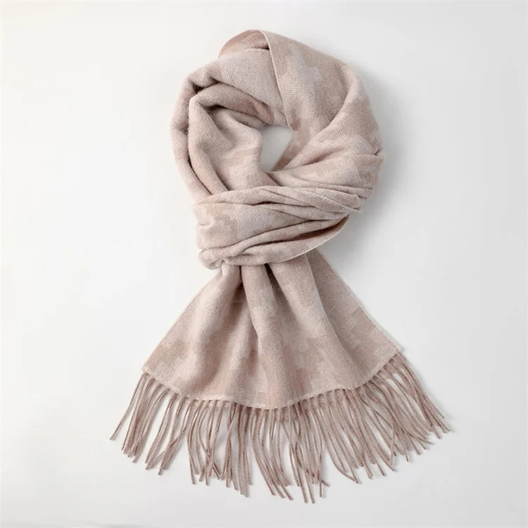 HEFT BOOOGE Fashion Soft Grid Design 100% Pure Wool Scarf for Women