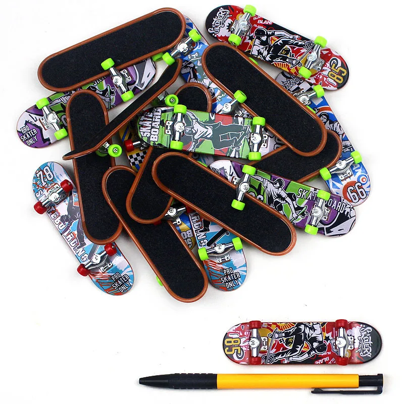 Besafe Fidget Creative Gift Children Alloy Plastic Cross-border Tech Deck Mini Finger Board skateboards Skateboard Toy