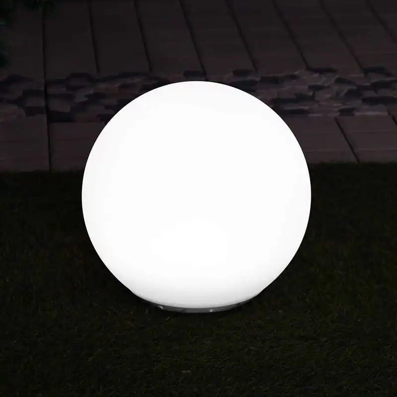 Ce RoHS Ip67 Solar Outdoor Garden Lamp 30cm Multi Color Changing LED Decorative Ball Shape Solar Lights With Auto Light Sensor