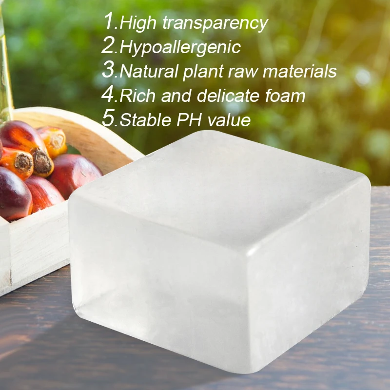 Custom White Transparent Glycerin Sabun Melt And Pour Soap Base Nature Vegetable Base De Jabon Raw Material For Diy Soap Making