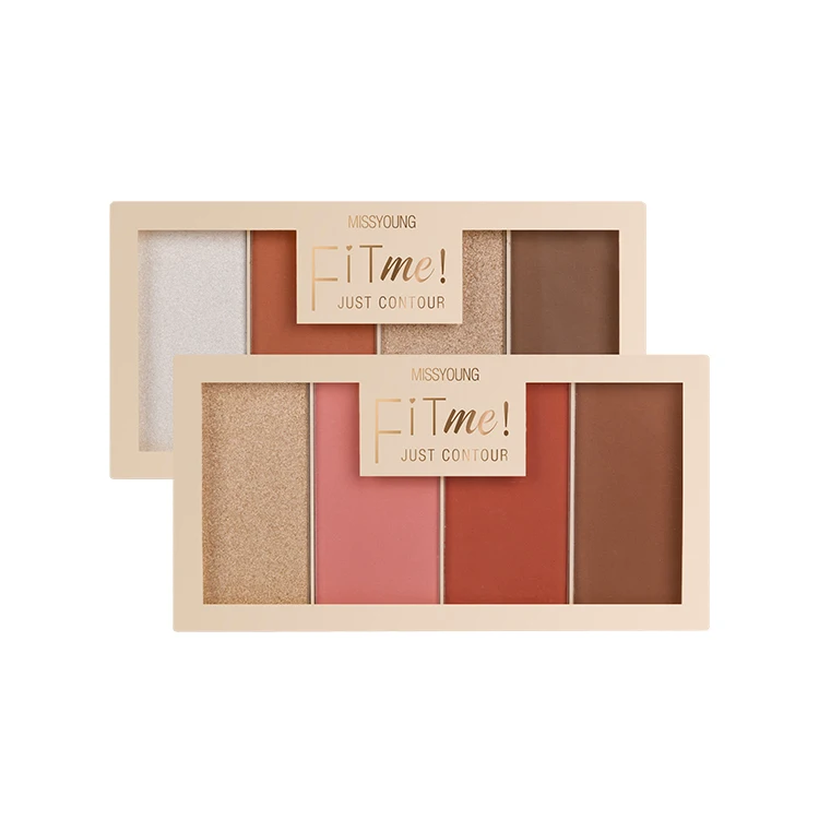  Highlighter Palette Makeup Contour Powder Matte Face Bronzer Make Up Pallete Cosmetics