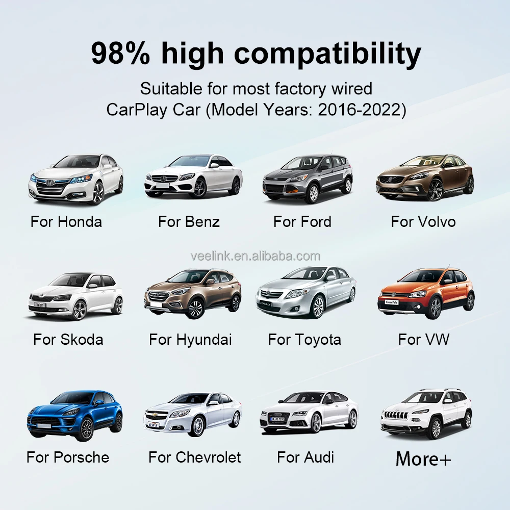 Carlinkit TBOX PLUS Universal Wireless Carplay Box 8 128GB Android Auto Mini Adapter Car Play Dongle For Audi Vw Porsche Kia