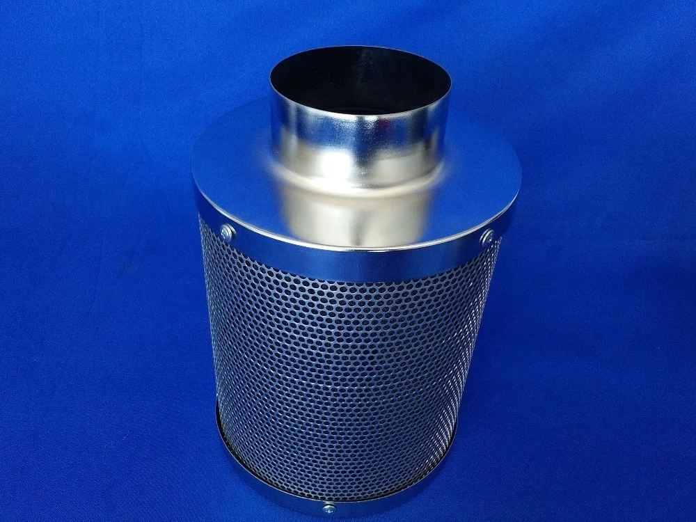 
4inch hydroponics ventilation grow tent odor activated carbon filter air scrubber cartridge 