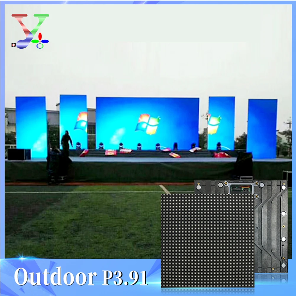 Large Events LED Stage Screen P2.976 P3.91 Outdoor 500*500mm LED Video Wall Panel 3840Hz LED Video Wall for Concert