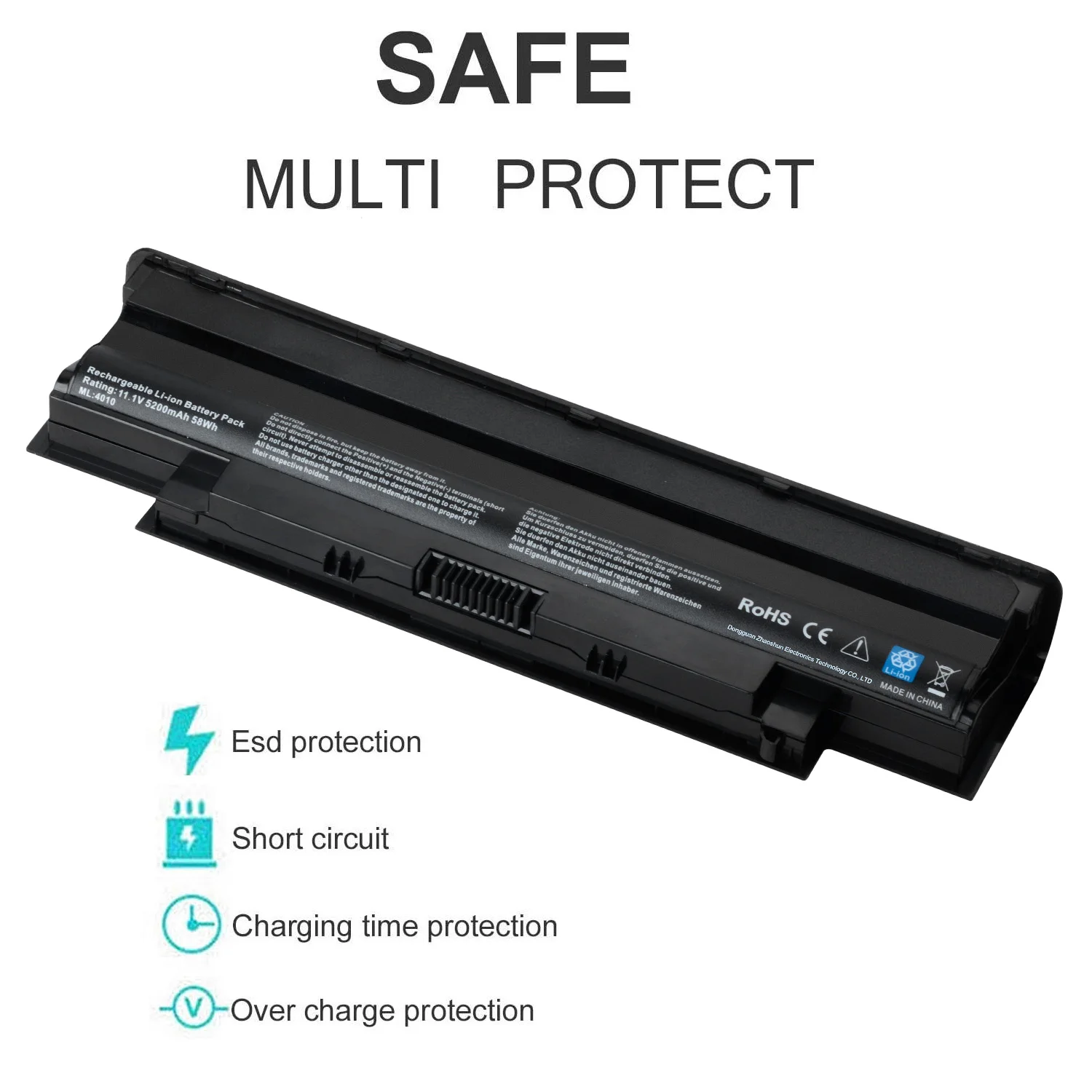 11.1V 48WH J1KND laptop battery for Dell Inspiron N4010 N4110 N5010 N5110 N7110 N7010 M5110 M4110 computer laptop batteries hot