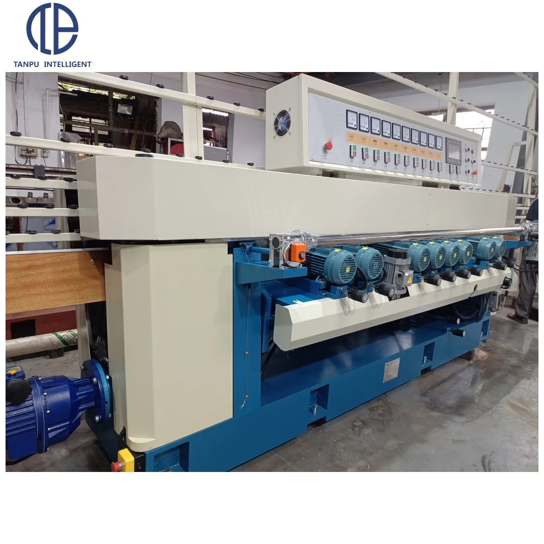 Competitive price automatic  glass machine mirror  mosaic straight line beveling grinding machine