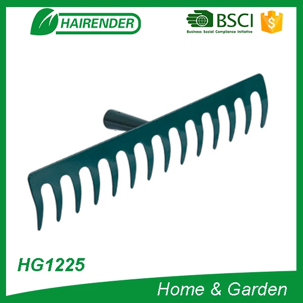 garden Iron lawn grass leaf rake heads tools for cultivators