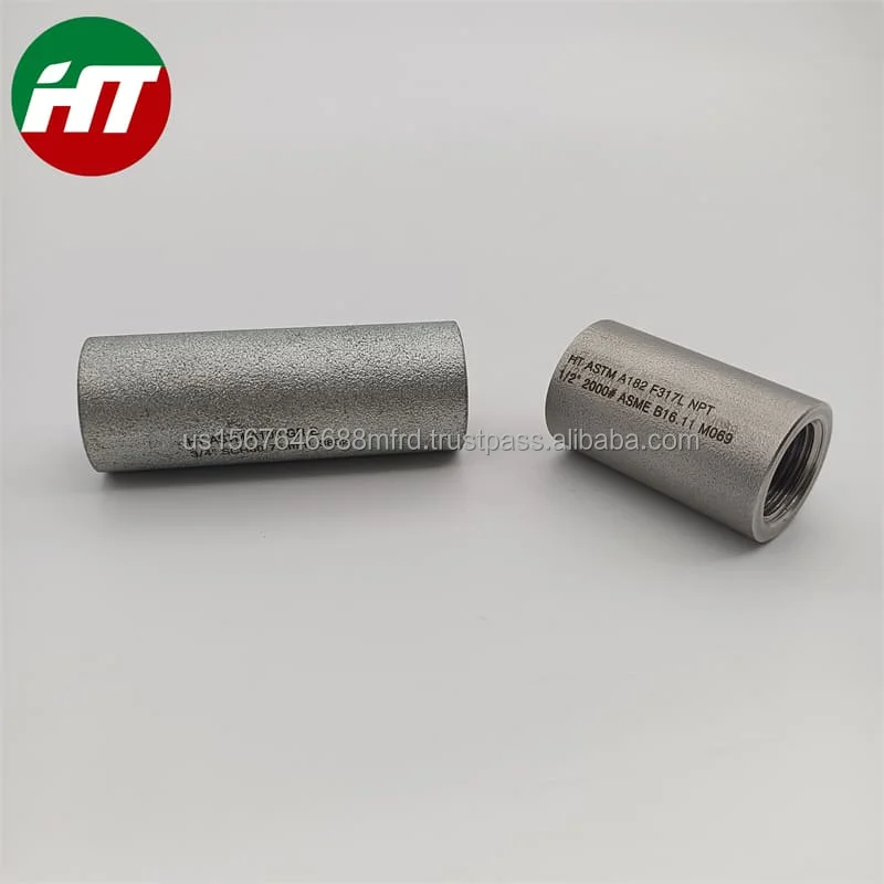 ASME B16.11 ASTM A182 UNS S31254 254SMO 1.4547 F44 6MO Stainless Steel SW Threaded Forged Fittings