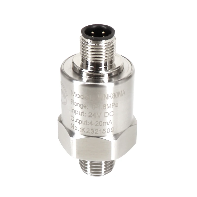WNK 4-20mA 0-5V Water Pressure Sensor for Air Conditioner/Compressor