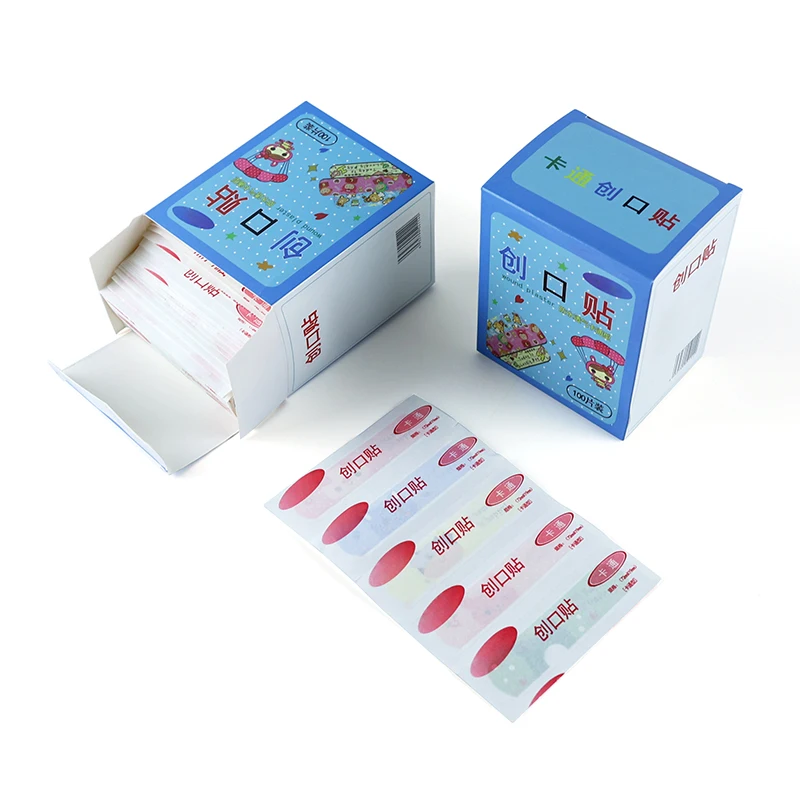 Cartoon Animal Pattern Band Aid Hemostasis Adhesive Bandages First Aid Emergency Kit Portable Band Aid