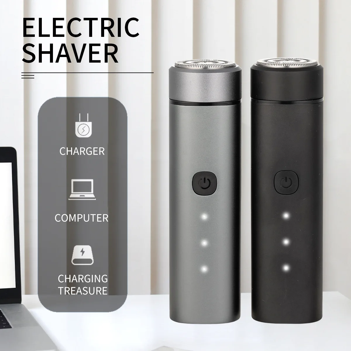 Men Shaver Razor shavers Mini Portable Electric shaver with LCD display beard cordless trimmers