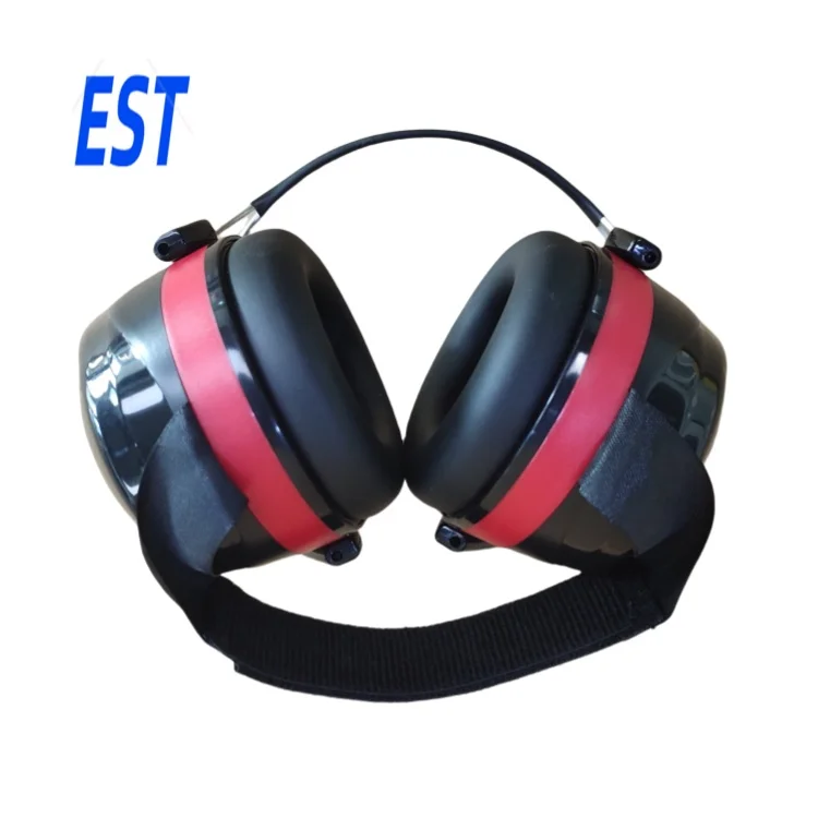 Noise Cancelling SNR 31dB Class 5 Neckband Behind the Head Neck Strap Earmuffs Ear Defenders