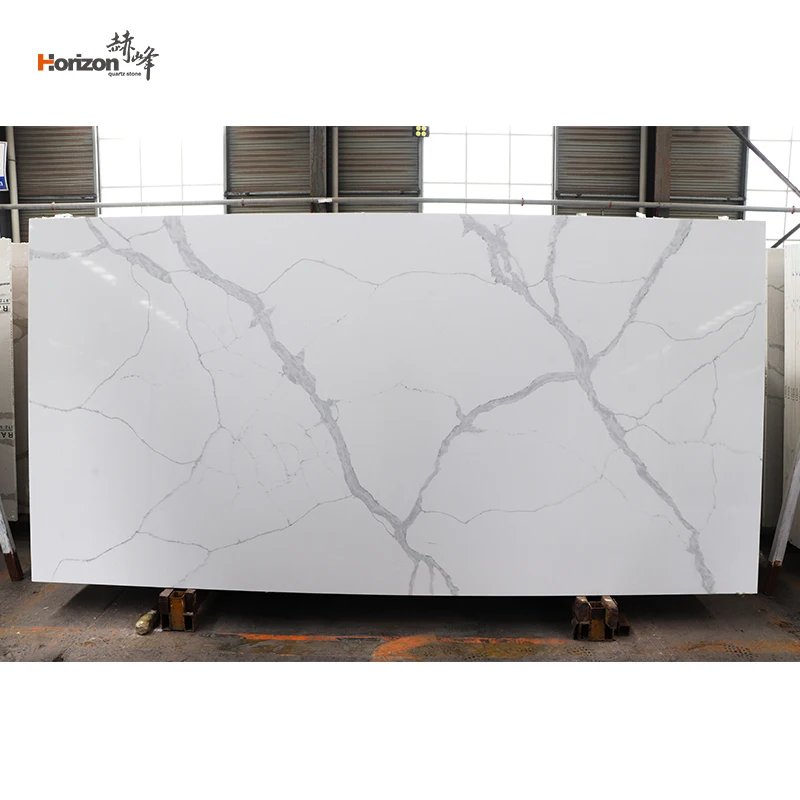 Horizon Group Good Price Calacatta Gold Quartz Slab,Gold Quartz Stone,Modern Quartz Stone Slab