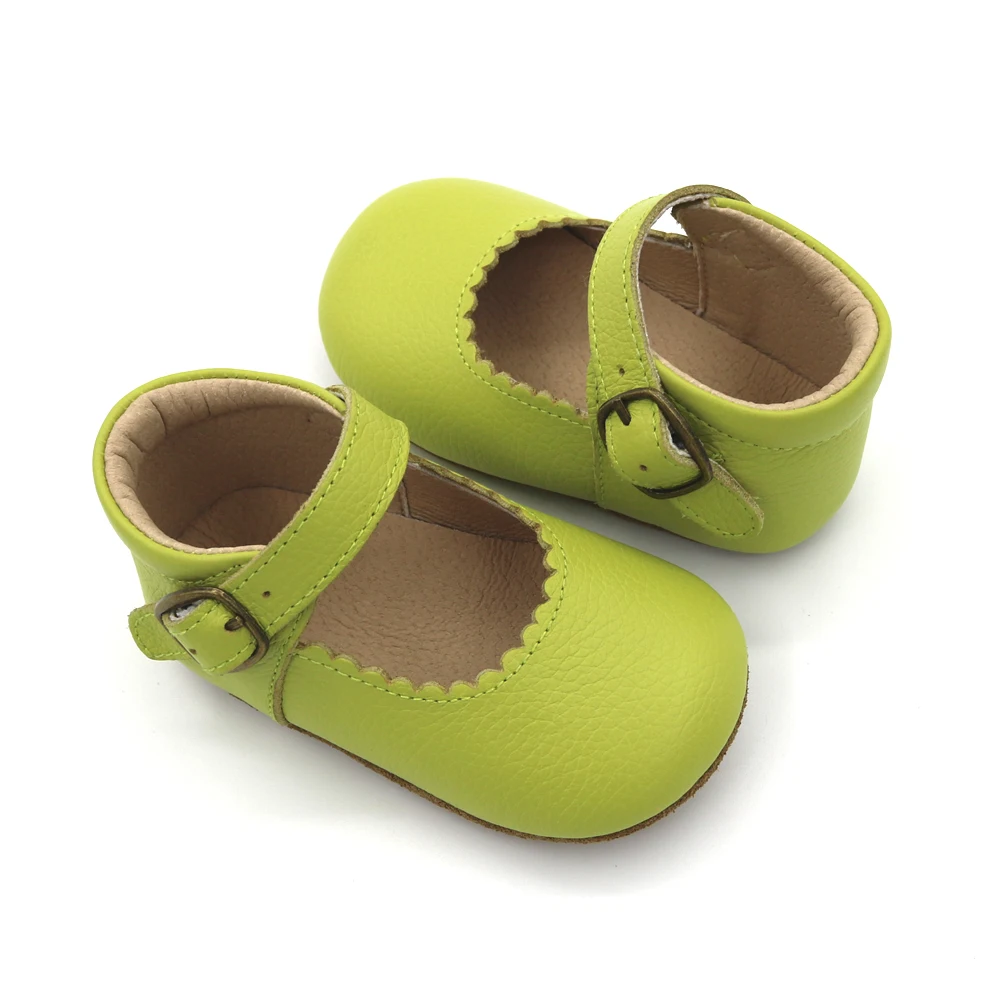  New Design Baby Dress Shoes Big Textured Leather