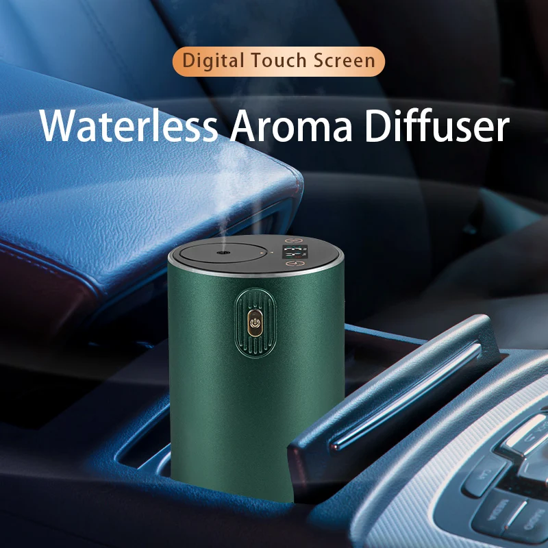 New Home Ultrasonic Mini Electric Fragrance Aromatherapy Air Scent Essential Oil Car Aroma Waterless Diffuser Machine