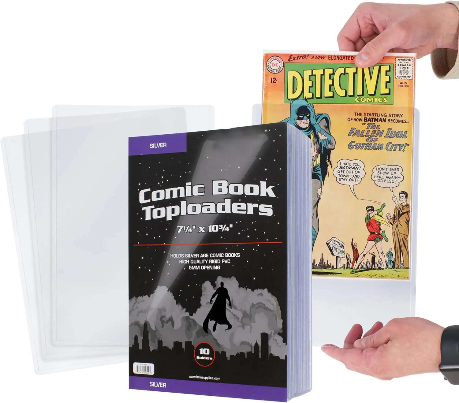 High Quality Clear Comic Topload Holder Magazine Photo Protective storage Holder Comic Topload Holder comic toploader