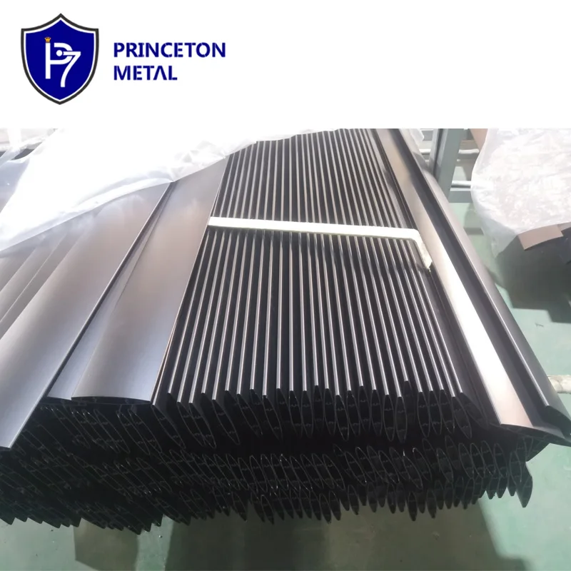 Princeton Metal Aluminum Profile 6063-T5 for Louver Fence Panels and Gate Customized Aluminum Extrusion