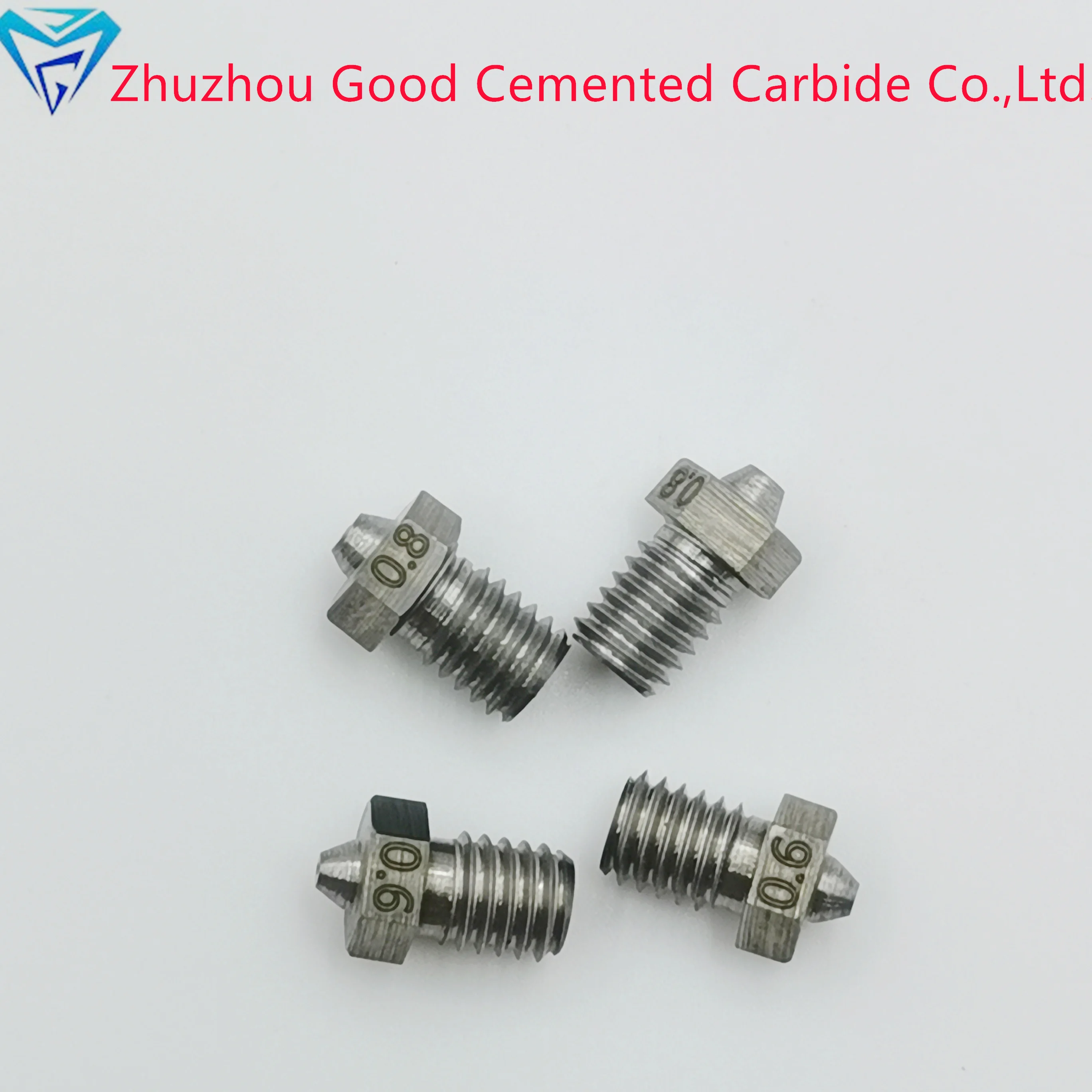 Chinese Factory M6 3D printer Nozzle MK8 Thread 1.75mm 0.4/0.8/1.0/21mm Filament laser nozzle for cnc machine