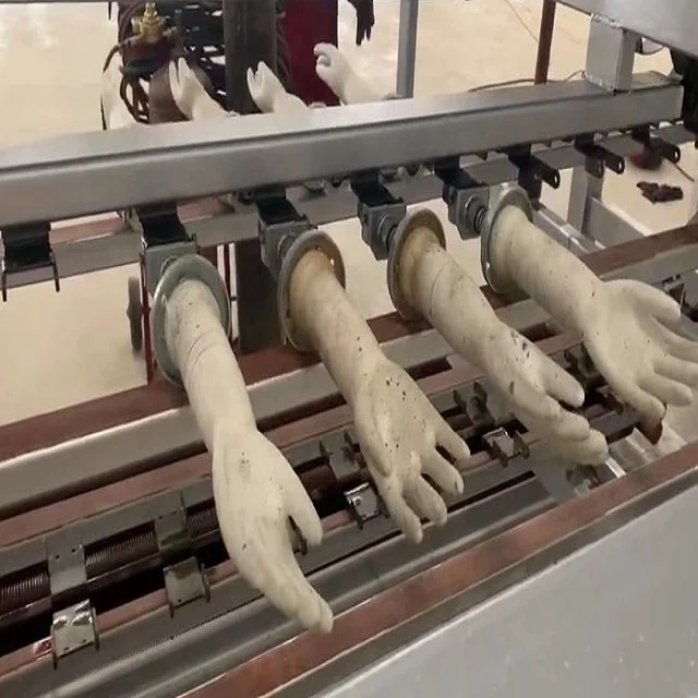 Disposable latex glove production lineMedical glove production line