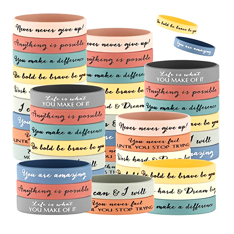 Custom Silicone Bracelets, Make Your Own Rubber Silicone Wristband